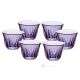 PRESTIGE Set 6 bicchierini espresso vetro qualità superiore dipinto a mano design elegante moderno.