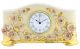 OROLOGIO DA TAVOLO Ceramica artistica stile Barocco con colore oro 24k Made in Italy