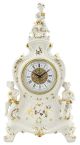 OROLOGIO AMORINI DA TAVOLO Ceramica artistica stile Barocco con colore oro 24k Made in Italy