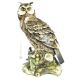 GUFO Statuetta Statua Statuina Porcellana Capodimonte Fatto a Mano Made in Italy