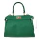 JOLIE borsa a mano e a spalla tracolla donna vera pelle artigianale verde