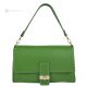 ROMINA borsa a mano e a spalla tracolla donna vera pelle artigianale verde chiaro