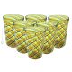 ACQUA CANNE Set 6 bicchieri tumbler in vetro di Murano Made in Italy