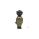 GUFO vetro soffiato di Murano foglia oro 24k artigianato autentico Made in Italy